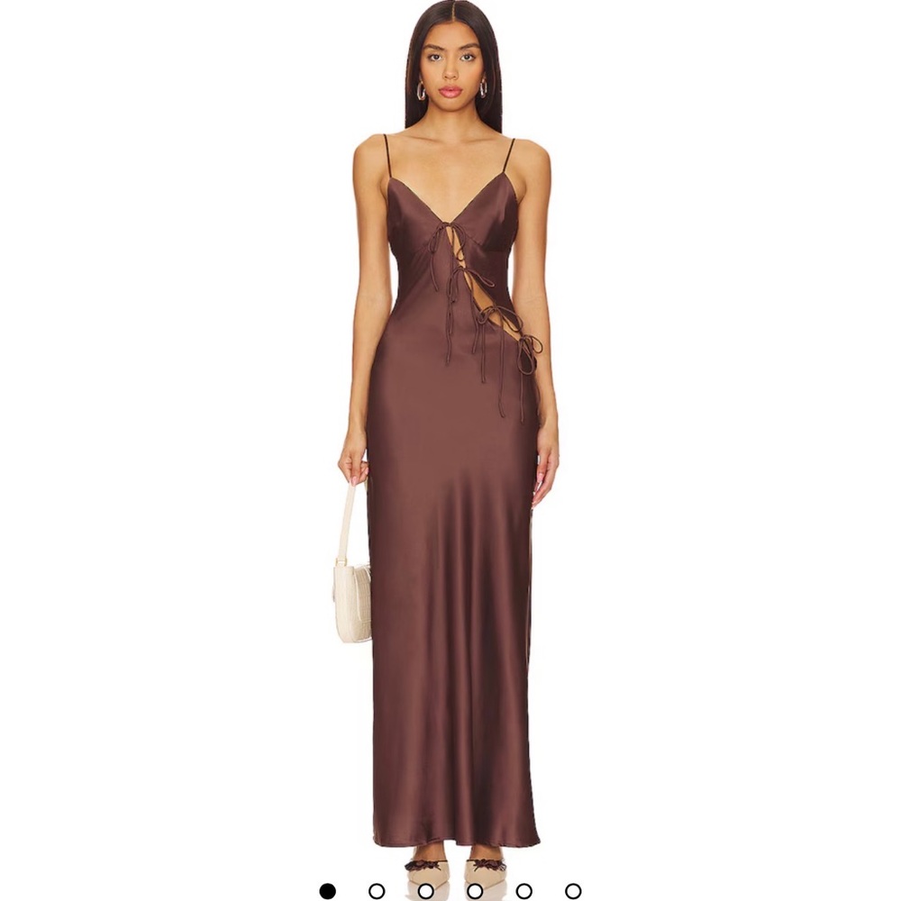 Lioness Chocolate Brown - Wedding Guest Dress